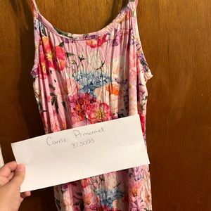 Posh peanut slip dress X-Large